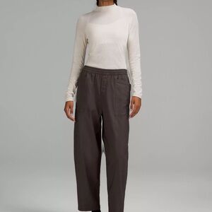 Lululemon LAB | Merino Wool-Blend Mock Neck LS Ivory Top Sz. 8 NATI